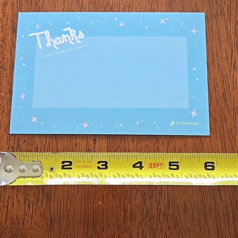 POSHMARK posh SWAG stickers Thank You Cards Blue poshfest poshfixings poshshows